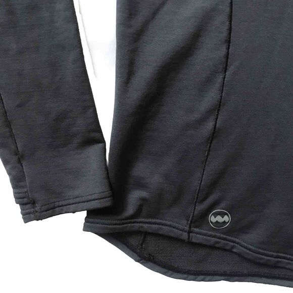 Janji Revo Rover Run Everywhere Pullover L/S Mock Neck Gray Merino Shirt Women S - Picture 3 of 9